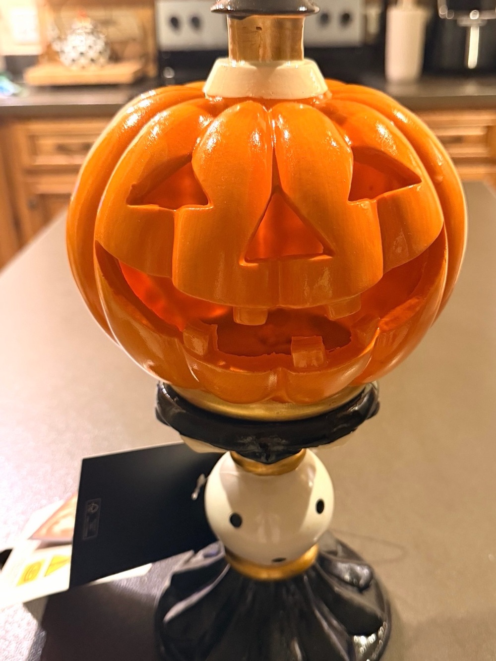 Mackenzie-Child’s Inspired Light-Up Jack-O'-Lantern